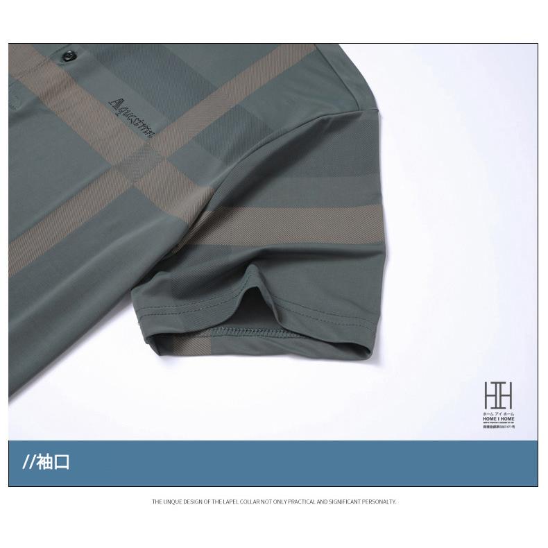 ゴルフウェア 上下セット 半袖ポロ イージーパンツ メンズ ゴムウェスト ドライ ひんやり ストレッチ チェック柄 ライン入り ワンポイント 吸汗速乾 おしゃれ | ホームアイホーム | 21