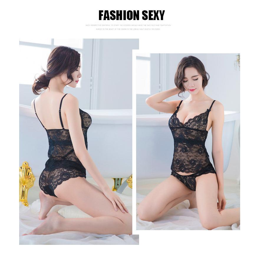 ランジェリー キャミソール シースルーレース セクシー 勝負下着 下着女性 ベビードール 2点セット レディース インナー レース | ホームアイホーム | 03