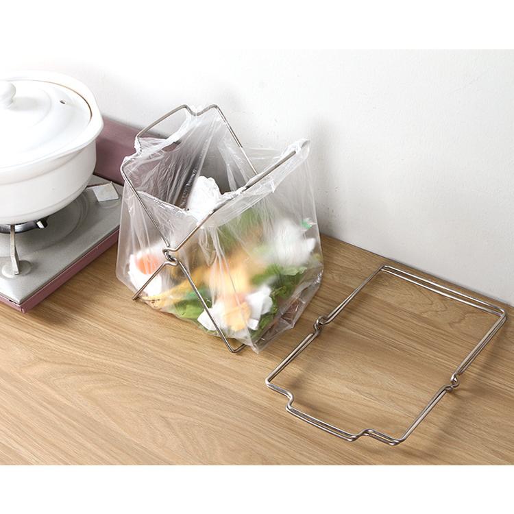 ごみ袋ハンガー レジ袋ハンガー 折りたたみ式 ミニサイズ スタンドタイプ 収納 組立て式 コンパクト | ホームアイホーム | 10