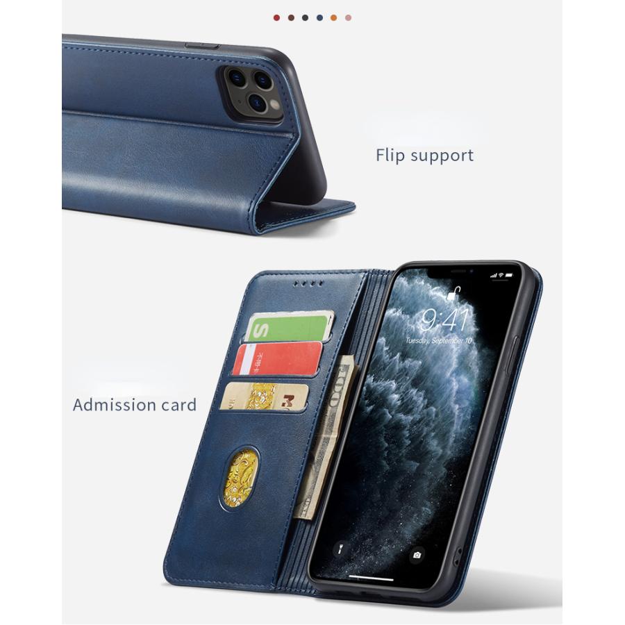 iPhone14 ケース 手帳型 14pro max 14plus iPhone13 ケース 手帳 iPhone12 iPhone SE 第3世代 13pro mini promax 手帳 PUレザー アイフォン14 レザーケース | ブランド登録なし | 13