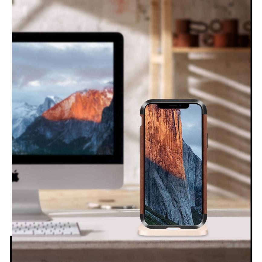 天然木 iPhone14ProMax 金属 ケース ウッド アルミバンパー ダブル構造 木製 耐衝撃 頑丈 メタルケース かっこいい iphone13promax iphone12pro ネジ装着式 | ホームアイホーム | 01