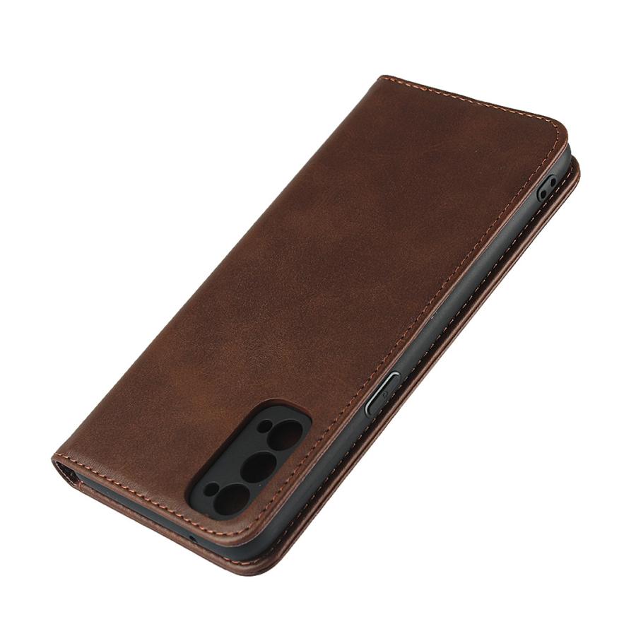 OPPO Reno4 手帳型 ケース 手帳ケース カバー スマホケース OPPO Renoケース 携帯カバー 肌触り良い PUレザー TPUケース ストラップホール付き カード収納 | ホームアイホーム | 18