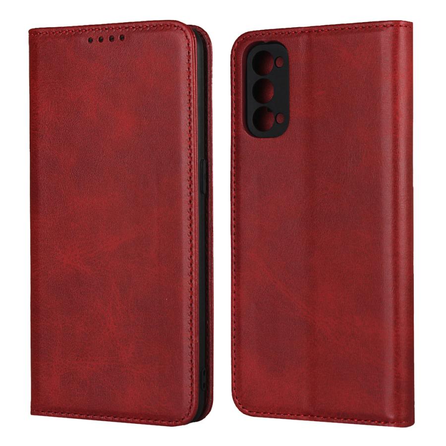 OPPO Reno4 手帳型 ケース 手帳ケース カバー スマホケース OPPO Renoケース 携帯カバー 肌触り良い PUレザー TPUケース ストラップホール付き カード収納 | ホームアイホーム | 04