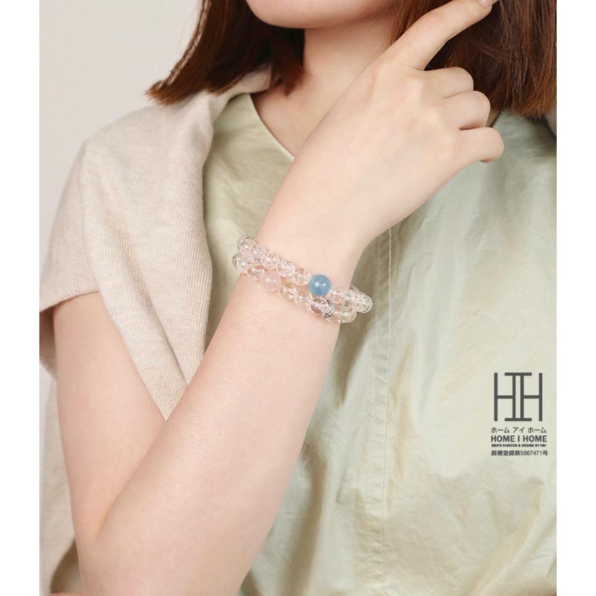 水晶ブレスレット パワーストーン 天然石 レディース クリスタル クラック水晶 アクアマリン ムーンストーン 開運祈願 癒し 安らぎ 魔除け 浄化 激安 おしゃれ | ホームアイホーム | 16