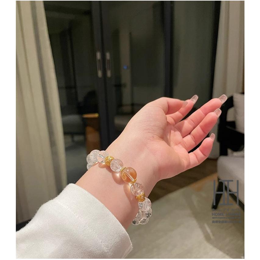 水晶ブレスレット レディース パワーストーン 天然石 クリスタル 水晶 クラック水晶 シトリン 多面カット 金運 癒し 浄化 激安 人気 おしゃれ ギフト プレゼント | ホームアイホーム | 09