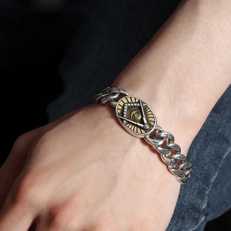 ブレスレット メンズブレスレット ホルスの目 バングル 個性 銅 シルバーのメッキ クリスマス プレゼント ギフト アクセサリー | ホームアイホーム | 04