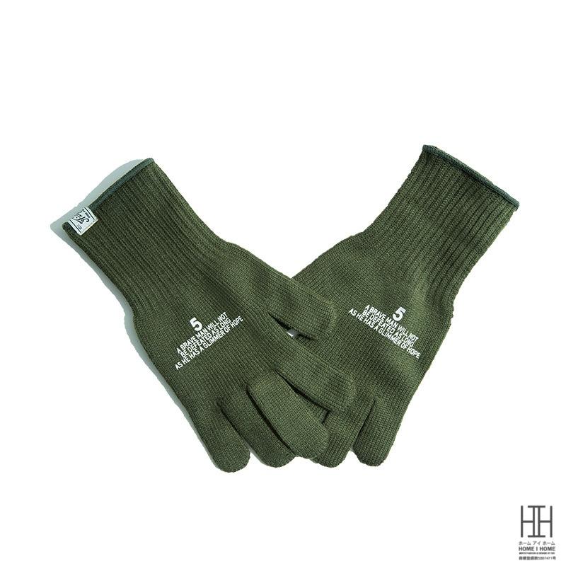 グローブ ニットグローブ メンズ レディース 防寒グッズ 男女兼用 ミリタリー系 プリント入り 防寒 保温 手袋 おしゃれ プレゼント ギフト バイク アウトドア | ホームアイホーム | 17