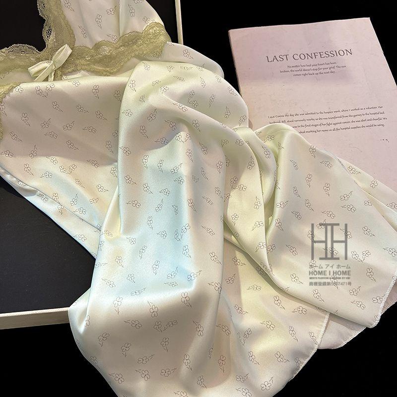 スリップ レディース ランジェリー キャミソール ワンピース カップ付き レース 花柄 サテン調 部屋着 涼感 接触冷感 大人 可愛い セクシー ギフト プレゼント | ホームアイホーム | 08