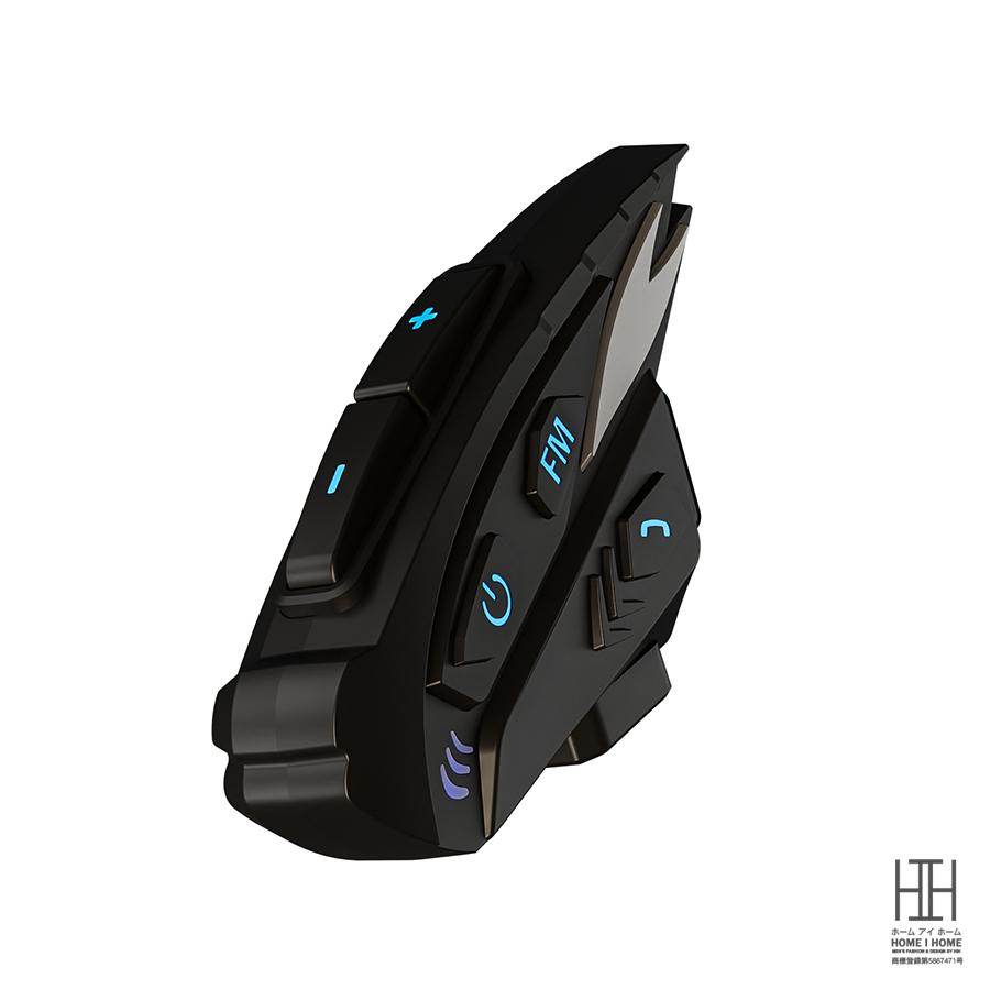 バイク用品 バイク インカム スピーカーマイク  IP65防水 バイク用インカム 軽量 タンデム Bluetooth5.1 日本語音声案内 通話 ツーリング 同時通話 音楽共有機能 | ブランド登録なし | 19
