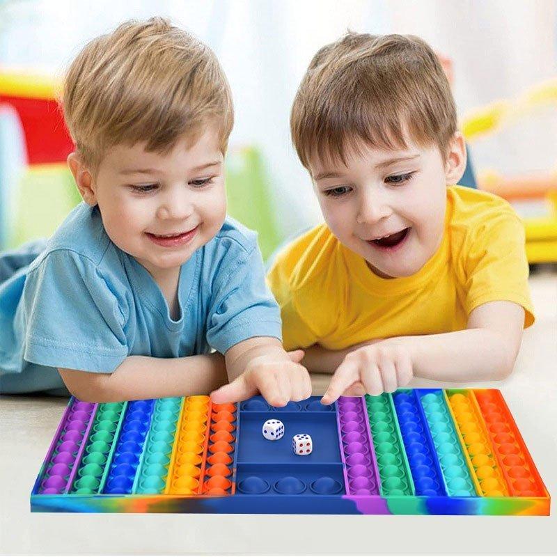 プッシュポップ 大きいサイズ スクイーズ玩具 知育玩具 フィジェットおもちゃ 減圧グッズ プッシュポップバブル 減圧おもちゃ ストレス解消グッズ 知育 | ホームアイホーム | 13