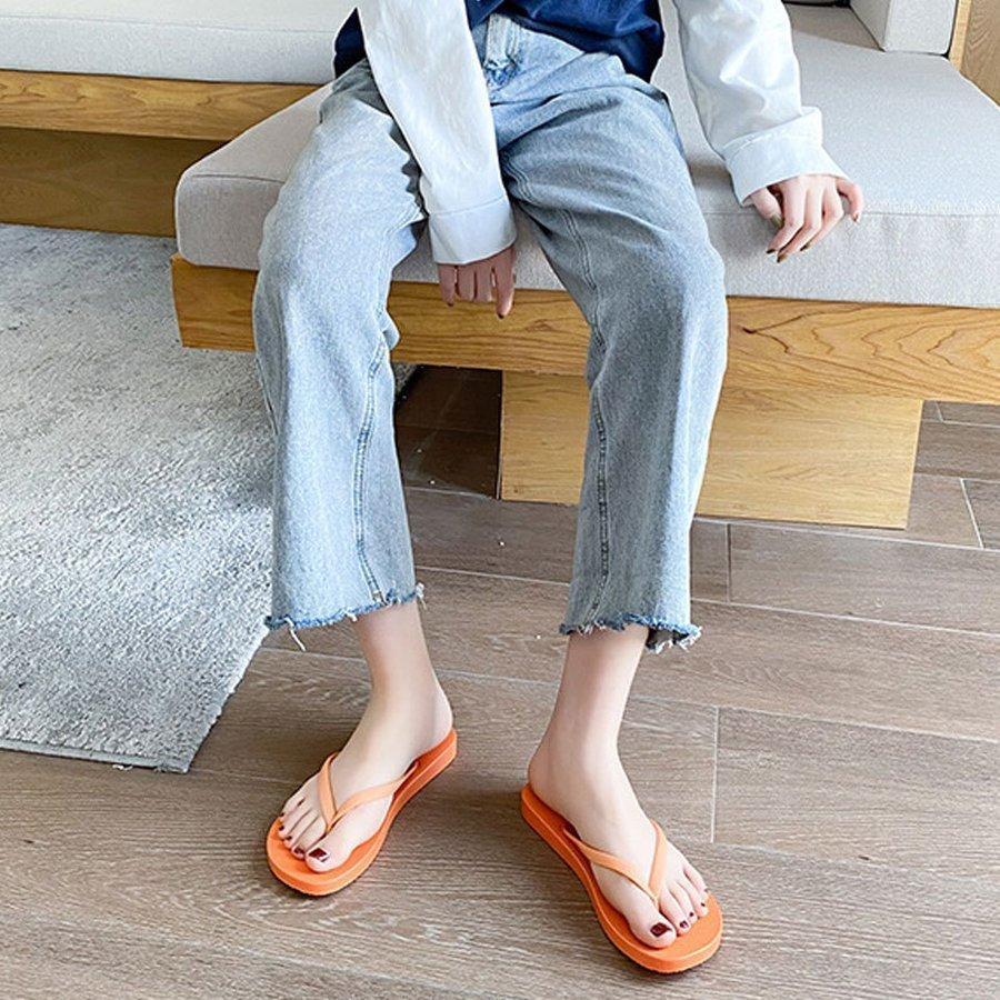 ビーチサンダル ビーサン レディース メンズ ユニセックス ブラック 男女兼用 ホワイト イエロー パープル ブルー オレンジ | ホームアイホーム | 04