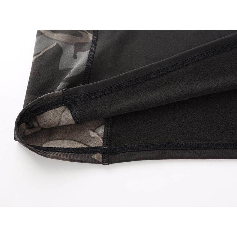 コンプレッションウェア メンズ 長袖 上下 暖かい 春 保温性 秋冬インナーウェア スポーツ タイツ 伸縮性 フィット感 ジム トレーニング マラソン ジョギング | ホームアイホーム | 10