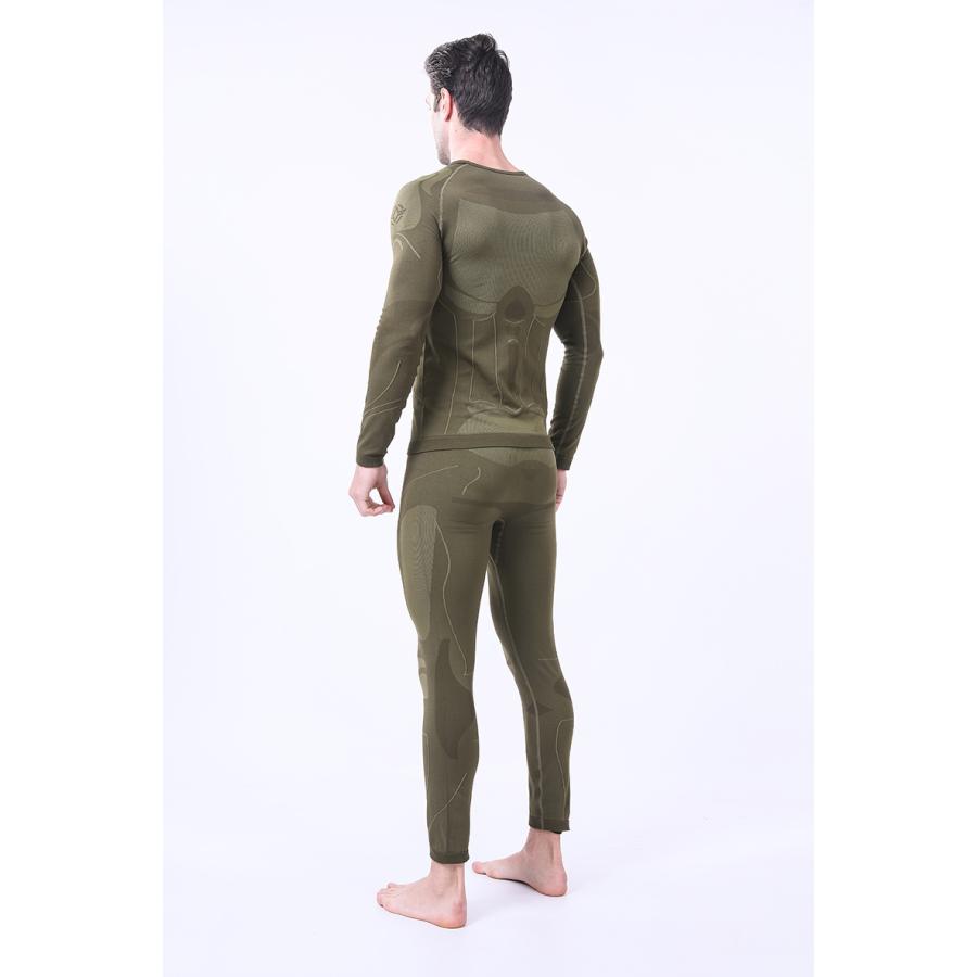 コンプレッションウェア メンズ 長袖 上下 インナーウェア タイツ スポーツ 作業 丸首 伸縮性 吸汗 フィット感 シンプル ジム トレーニング マラソン ジョギング | ホームアイホーム | 05