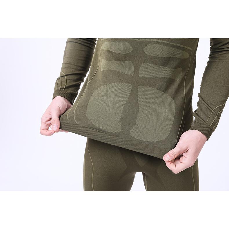 コンプレッションウェア メンズ 長袖 上下 インナーウェア タイツ スポーツ 作業 丸首 伸縮性 吸汗 フィット感 シンプル ジム トレーニング マラソン ジョギング | ホームアイホーム | 09