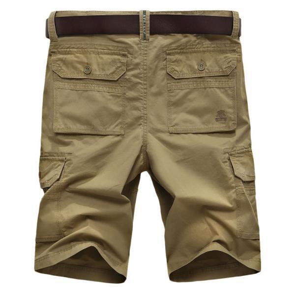 カーゴショート ハーフパンツ メンズ ショートパンツ ワークパンツ 夏 大きいサイズ 無地 カッコイイ ゆったり 50代 60代 70代 男性 ボトム 夏物 | ホームアイホーム | 09