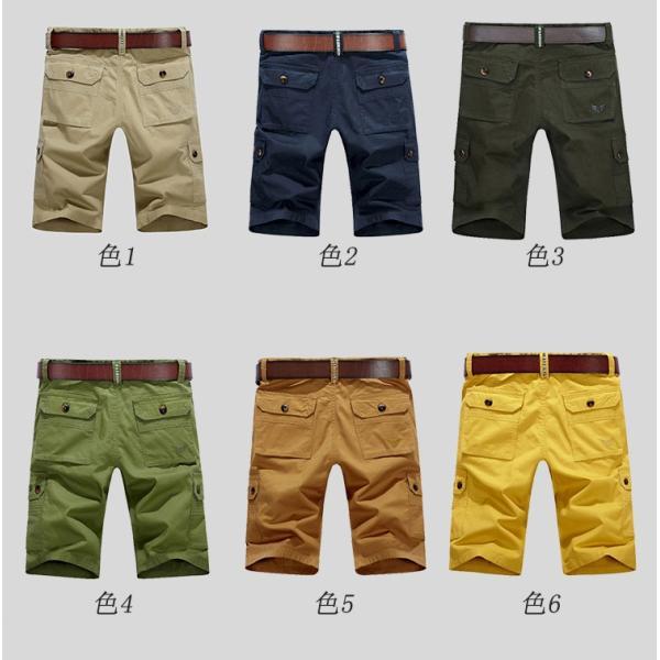 カーゴショート ハーフパンツ メンズ ショートパンツ ワークパンツ 夏 大きいサイズ 無地 カッコイイ ゆったり 50代 60代 70代 男性 ボトム 夏物 | ホームアイホーム | 11