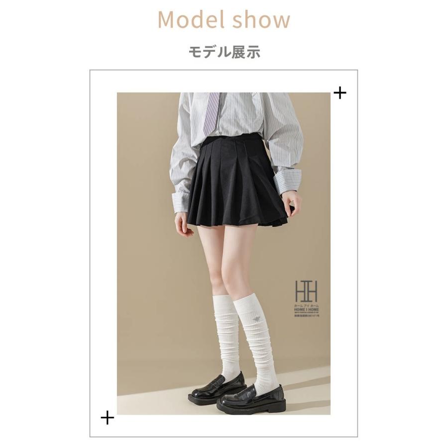 ニーハイソックス 靴下 膝上ソックス レディース ロング丈 綿 圧力ソックス 着圧 通気性 ストレッチ 快適 吸汗 抗菌 消臭 美脚 着痩せ おしゃれ 人気 ギフト | ホームアイホーム | 17