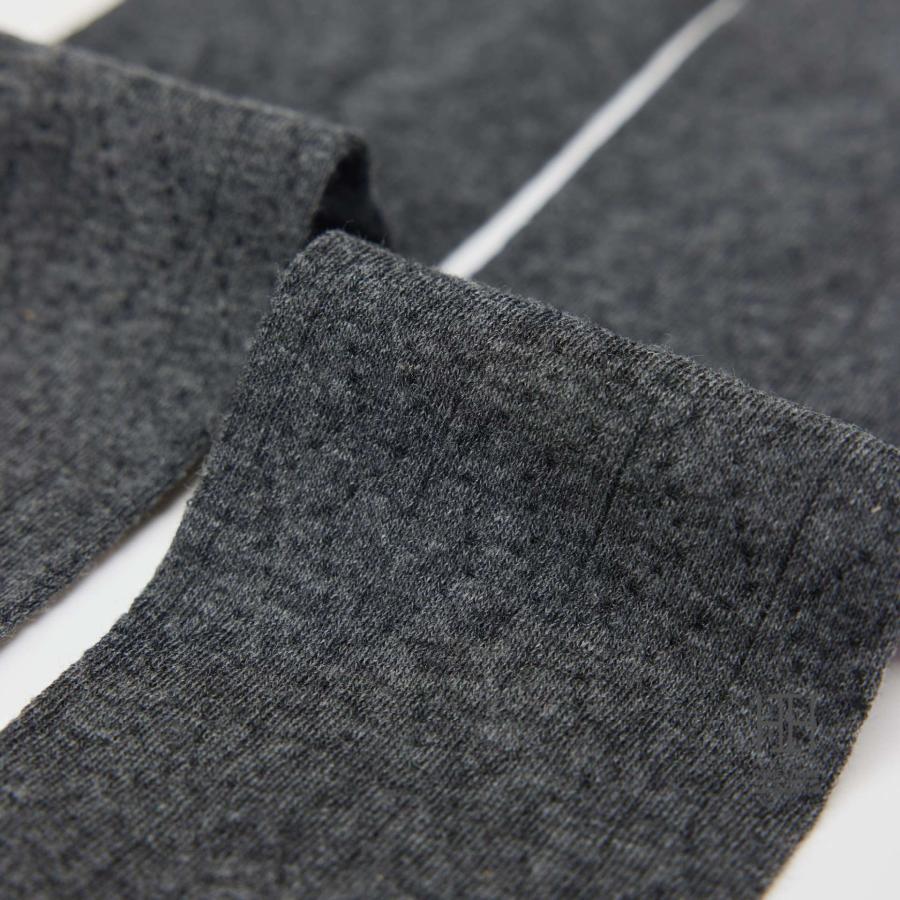 ハイソックス レディース ロング丈 美脚 スリム 着圧 ストレッチ 綿 おしゃれ 通気性 メッシュ 透け感 抗菌 防臭 吸汗 ストリート 切り替え ギフト 22-24.5cm | ホームアイホーム | 15