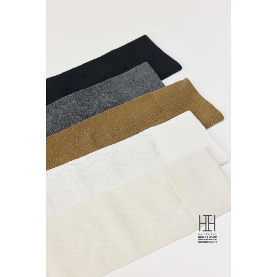 ハイソックス レディース ロング丈 美脚 スリム 着圧 ストレッチ 綿 おしゃれ 通気性 メッシュ 透け感 抗菌 防臭 吸汗 ストリート 切り替え ギフト 22-24.5cm | ホームアイホーム | 10