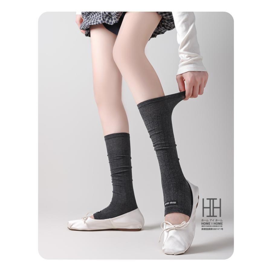 トゥレスソックス クルーソックス レディース ストラップ 着圧 吸汗 オープントゥ ソックス 先なし つま先なし 通気性 ハイソックス リブ編み 22-24.5cm | ホームアイホーム | 16