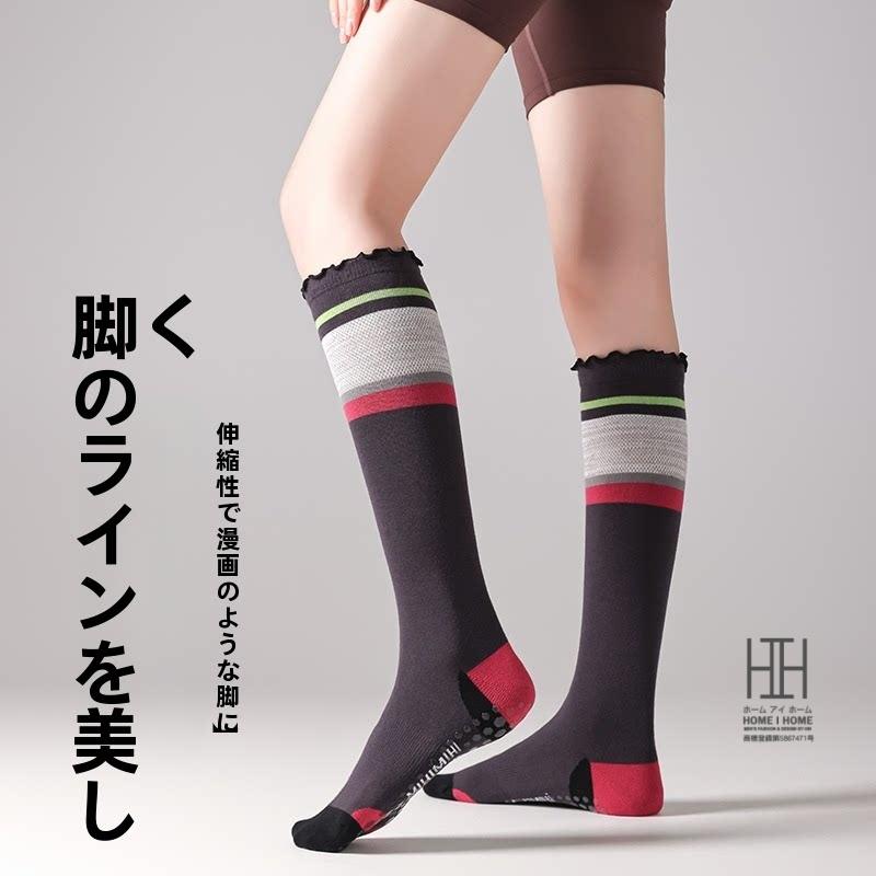 ヨガソックス レディース 着圧 抗菌 吸汗 スポーツソックス 消臭機能 綿 滑り止め 足裏マッサージ効果 スポーツ ヨガ ピラティス フィットネス 22-24.5cm | ブランド登録なし | 05