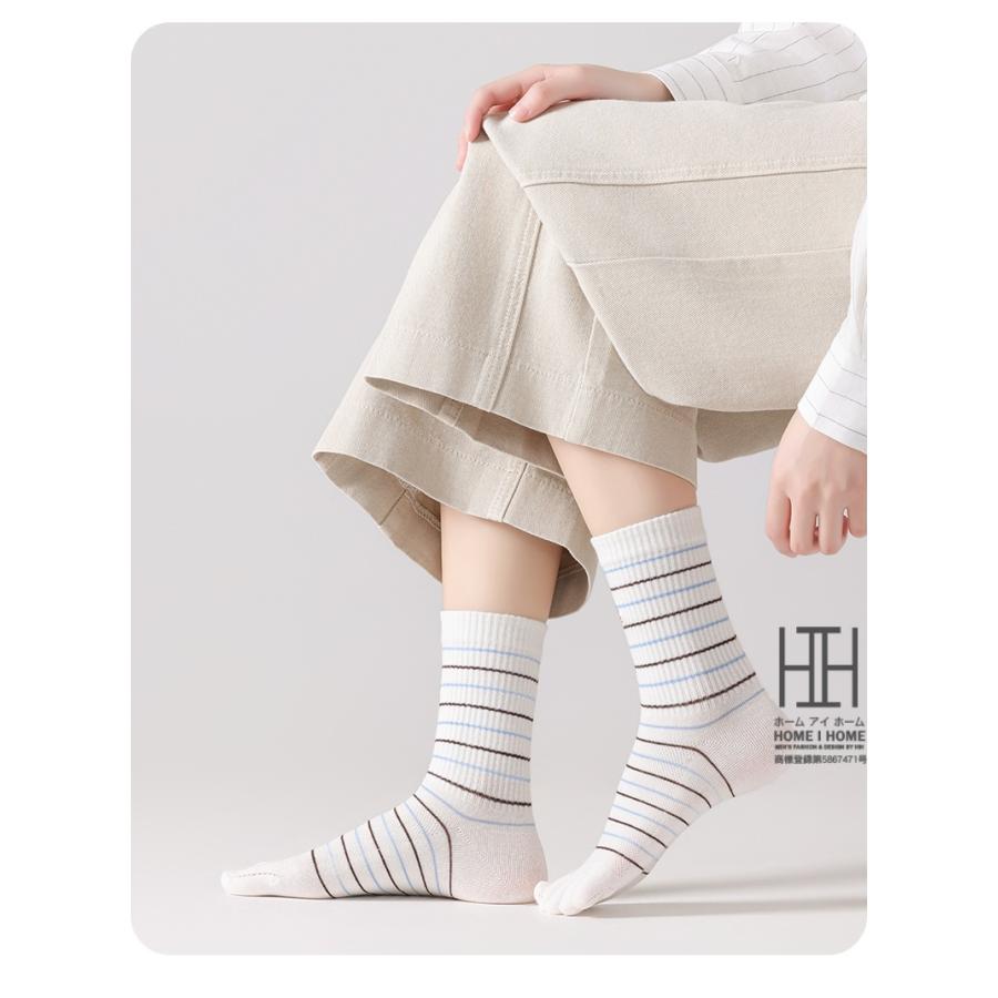 クルーソックス 靴下 ソックス レディース 五本指ソックス ルームソックス 猫刺繍 可愛い カートゥーンキャット おしゃれ 通気性 メッシュ 薄手 涼しい 7A抗菌 | ホームアイホーム | 17