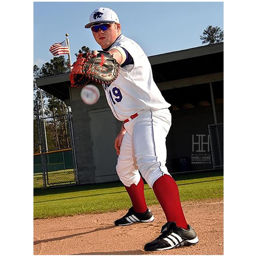 野球 ソックス ジュニア 大人 靴下 ベースボール ソフトボール くつした タオル編み パイル編み 野球ソックス 野球靴下 学生 甲子園 野球場 厚手 ストッキング | ブランド登録なし | 18