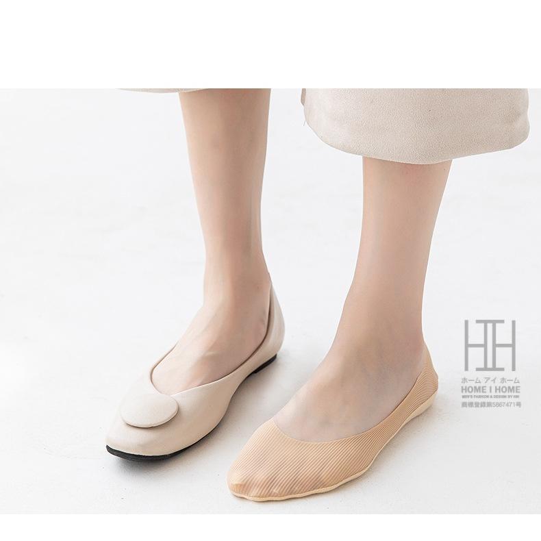 フットカバー 脱げない レディース 靴下 ナイロンソックス ひんやり 冷感 ずれ防止 シリコン 吸汗 速乾 蒸れない 抗菌 消臭 22-23.5cm パンプス用 夏用 くつ下 | ホームアイホーム | 18
