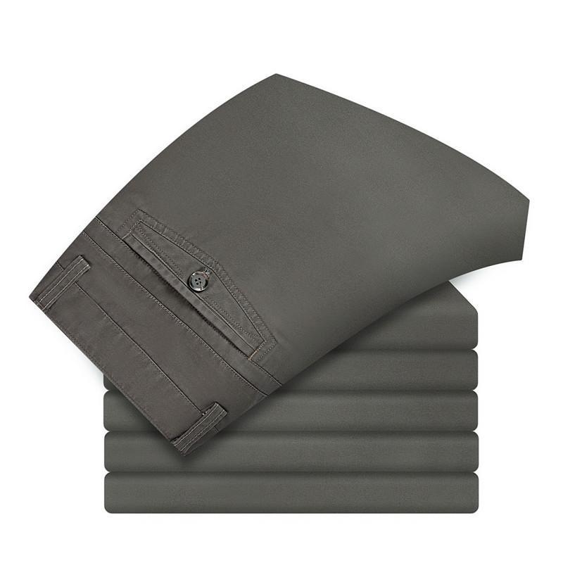 スラックス メンズ スリム パンツ ズボン ビジネス ゴルフパンツ ビジカジ ストレッチ 美脚 大きいサイズ ブラック ネイビー 通勤 薄い 無地 水洗い | ホームアイホーム | 04