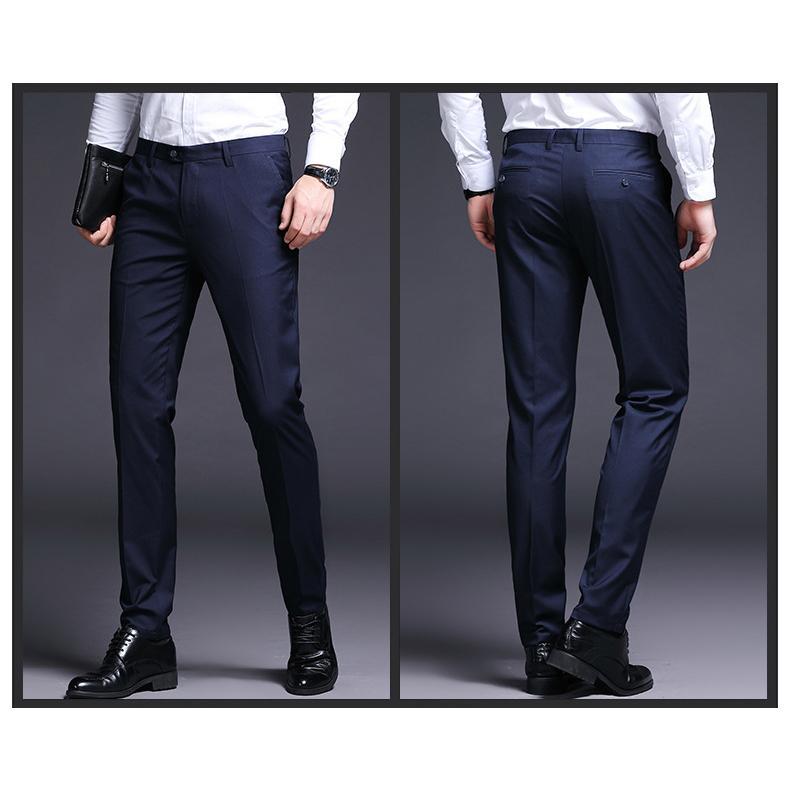 スラックス メンズ 細身 ストレッチ 美脚 ビジネス ビジカジ クールビズ 紳士 スリム パンツ ズボン | ブランド登録なし | 12