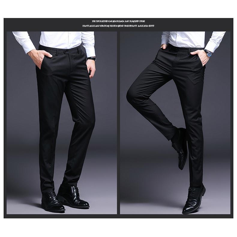 スラックス メンズ 細身 ストレッチ 美脚 ビジネス ビジカジ クールビズ 紳士 スリム パンツ ズボン | ブランド登録なし | 08