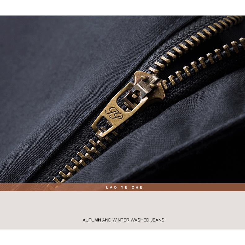 スラックス メンズ シワになりにくい 分厚い ストレッチ 刺繍入り 高品質 ストレート ビジネス 通勤可 オフィススーツパンツ ロングパンツ | ホームアイホーム | 16