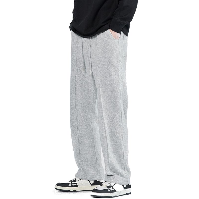 スウェットパンツ ジャージ ストレート メンズ パンツ ロング丈 ズボン イージーパンツ ゴムウェスト カジュアル ゆったり シンプル スポーツ 部屋着 出かけ | ホームアイホーム