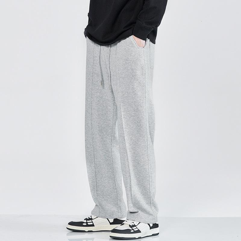 スウェットパンツ ジャージ ストレート メンズ パンツ ロング丈 ズボン イージーパンツ ゴムウェスト カジュアル ゆったり シンプル スポーツ 部屋着 出かけ | ホームアイホーム | 02