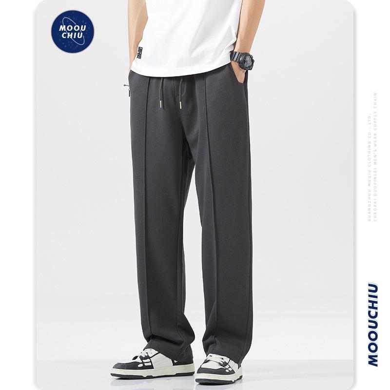 スウェットパンツ ジャージ ストレート メンズ パンツ ロング丈 ズボン イージーパンツ ゴムウェスト カジュアル ゆったり シンプル スポーツ 部屋着 出かけ | ホームアイホーム | 05