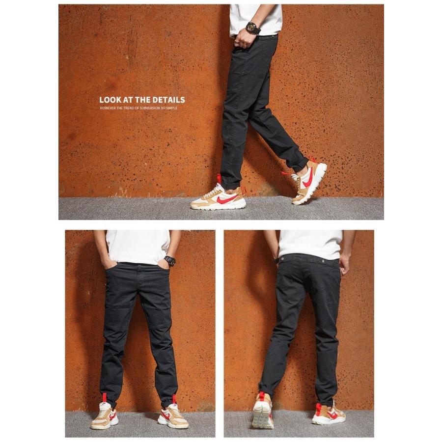 チノパン メンズ ロング丈 無地 スリム アウトドア ワークパンツ カジュアル | ホームアイホーム | 07