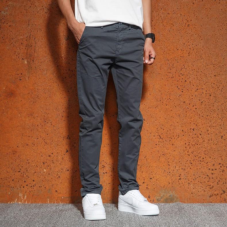 チノパン メンズ ストレッチ 無地 ストレート ボトムス お兄系 スリム カジュアル | ホームアイホーム | 07