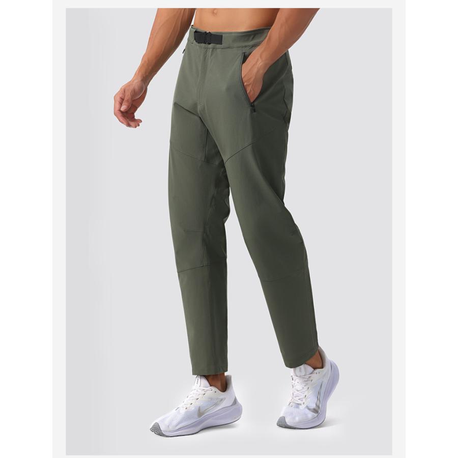 クライミングパンツ ストレッチパンツ メンズ ウェビングベルト アウトドア カジュアル テーパード キャンプ 登山 自転車 ゴルフ スポーツ 大きいサイズ | ブランド登録なし | 06