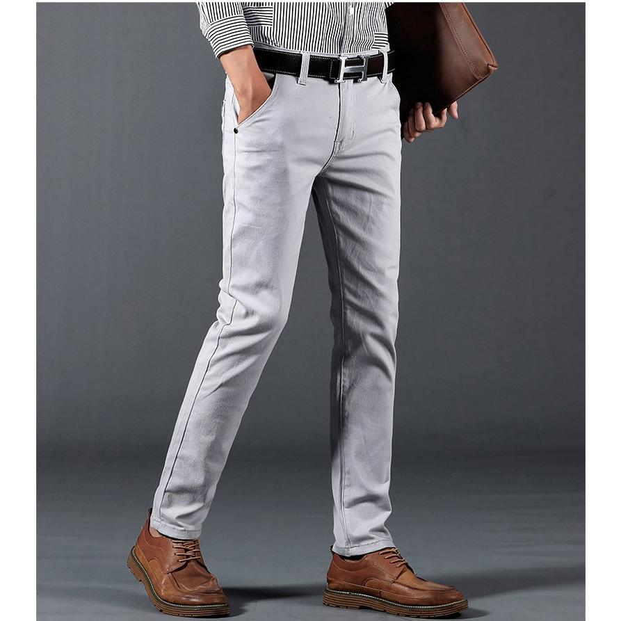 カラー チノパン ややストレッチ メンズ ストレート カジュアルパンツ チノ ボトムス 綿 コットン 無地 綿パン 黒 ベージュ | ブランド登録なし | 03