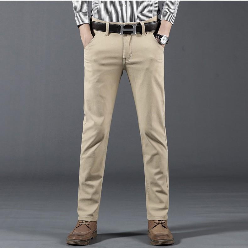 カラー チノパン ややストレッチ メンズ ストレート カジュアルパンツ チノ ボトムス 綿 コットン 無地 綿パン 黒 ベージュ | ブランド登録なし | 07
