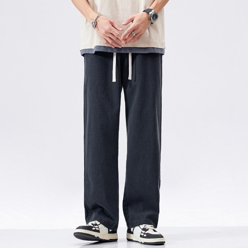 スウェットパンツ ジャージ ライン入り メンズ おしゃれ スポーツ 部屋着 ストレート ロング丈 イージーパンツ ゴムウェスト カジュアル ゆったり 美脚 ズボン | ホームアイホーム | 02