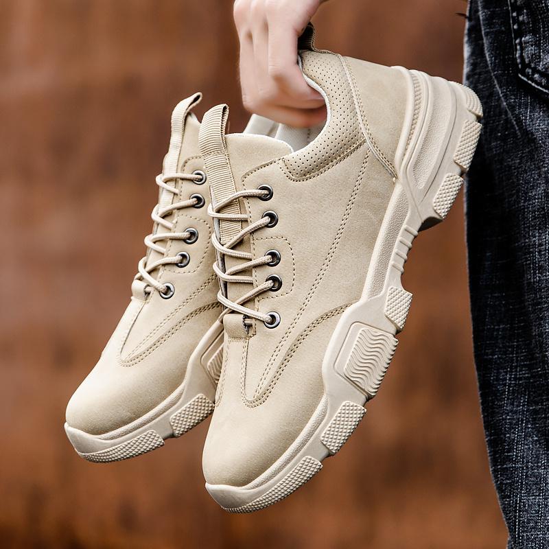 スニーカー メンズ ローカット ワークブーツ メンズスニーカー 革靴 靴 ランニングシューズ カジュアル 歩きやすい ウォーキング アウトドア おしゃれ 春 秋 冬 | ホームアイホーム | 03