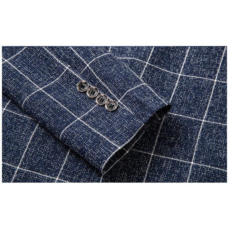 テーラードジャケット メンズ 通勤 チェック柄 ディリーテーラード 春秋 | ホームアイホーム | 09