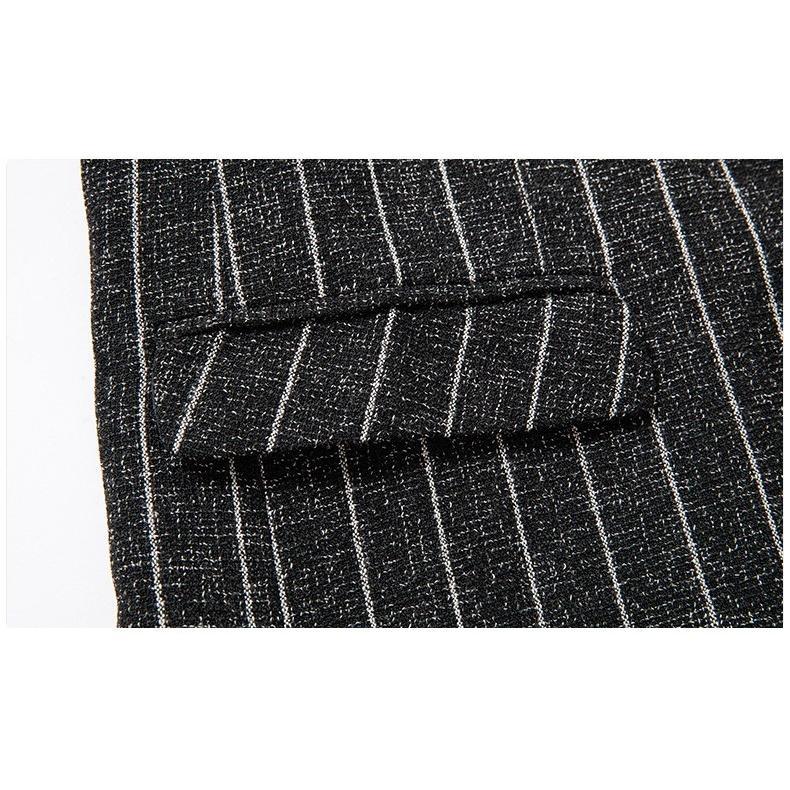 テーラードジャケット メンズ シングル ストライプ AB杢 通勤 杢調 ディリー テーラード春秋 | ホームアイホーム | 10