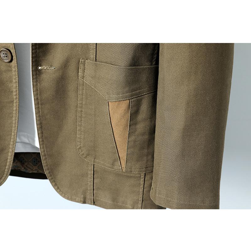 テーラード ブレザー メンズテーラード テーラードジャケット 細身 ツーボタン 2B 紳士 ビジネス カジュアル スリム 春秋 紳士 | ホームアイホーム | 09