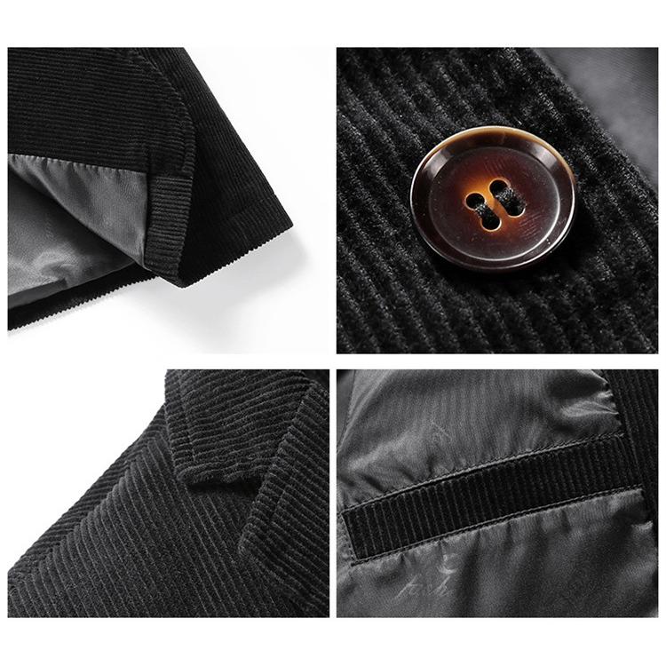 テーラードジャケット メンズ コーデュロイ 無地 コール天 保温暖かい 秋冬カジュアル ビジネスコート 通勤 仕事 スタイリッシュ | ホームアイホーム | 21