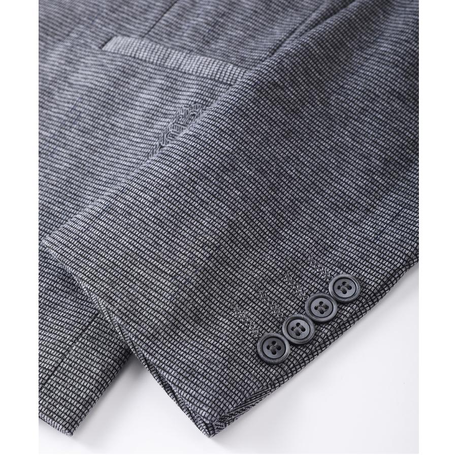 テーラードジャケット メンズ ストレッチ ギンガムチェック 柄物 ブレザー 英文字 おしゃれ ビジカジ 通勤 仕事 スタイリッシュ 柔らかい  滑らかい 裏地あり | ホームアイホーム | 19