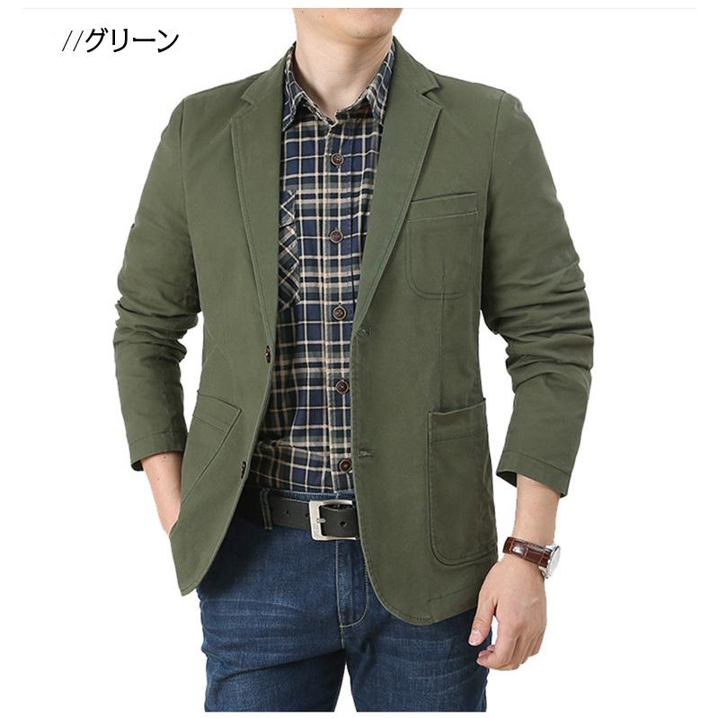 テーラードジャケット メンズ ジャケット 長袖 ストレッチ オフィス アウター カジュアル 父の日 スーツ タイト ギフト ブレザー 大きいサイズ | ブランド登録なし | 11