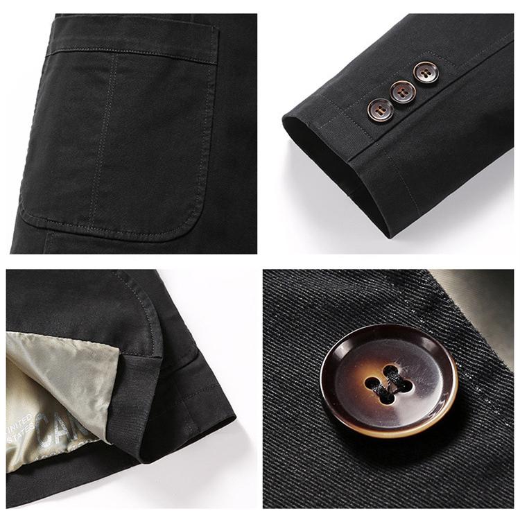 テーラードジャケット メンズ ジャケット 長袖 ストレッチ オフィス アウター カジュアル 父の日 スーツ タイト ギフト ブレザー 大きいサイズ | ブランド登録なし | 20