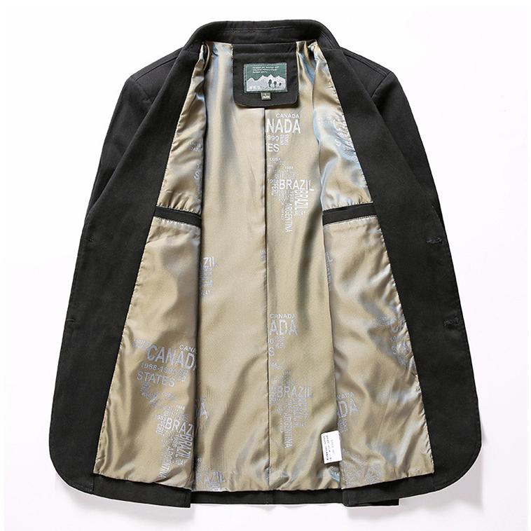 テーラードジャケット メンズ ジャケット 長袖 ストレッチ オフィス アウター カジュアル 父の日 スーツ タイト ギフト ブレザー 大きいサイズ | ブランド登録なし | 03